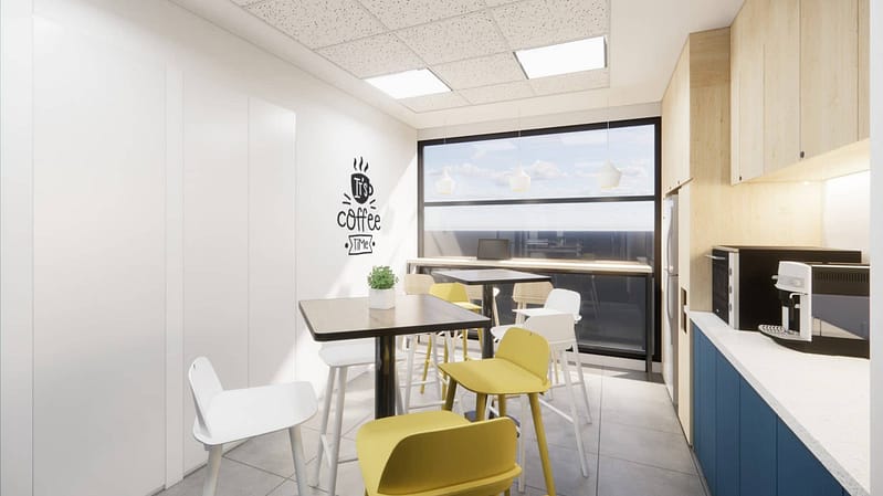 An office designed by LaPerle.