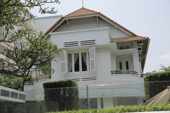 This old house is now used as a high-end restaurant in District 3.